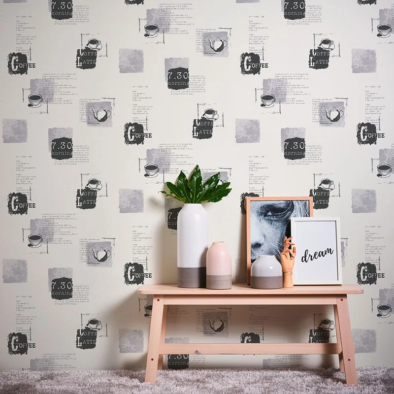 Tapete Grau, Silber, Weiß SALE AS-Creation Vliestapete (1043380) – Bild 3