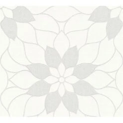 A.S. Creation Neue Bude 2.0 Vliestapete Blumen Weiß FSC®