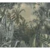 Vliestapete Dschungel Matt Leicht Strukturiert Dunkelgrün Olivgrau FSC®