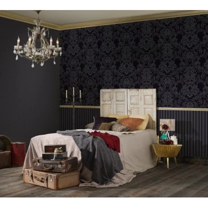 A.S. Creation Neue Bude 2.0 Vliestapete Uni Schwarz FSC® – Bild 2