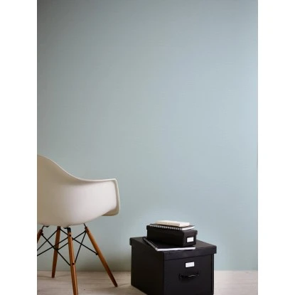 A.S. Création Vliestapete Greenery Uni Strukturiert Hellblau FSC® – Bild 2