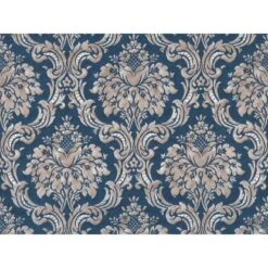 A.S. Création Vliestapete Paradise Garden Ornament Blau-Grau FSC®