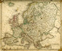 Fototapete Ancient Map