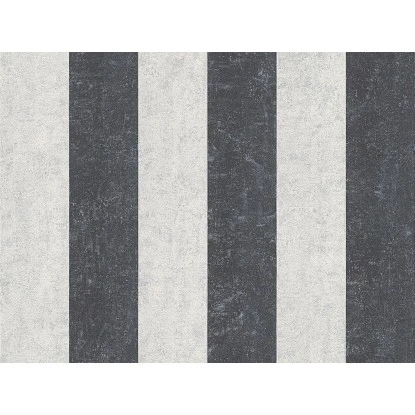 A.S. Creation Vliestapete Bohemian Burlesque Streifen Schwarz-Weiß FSC®