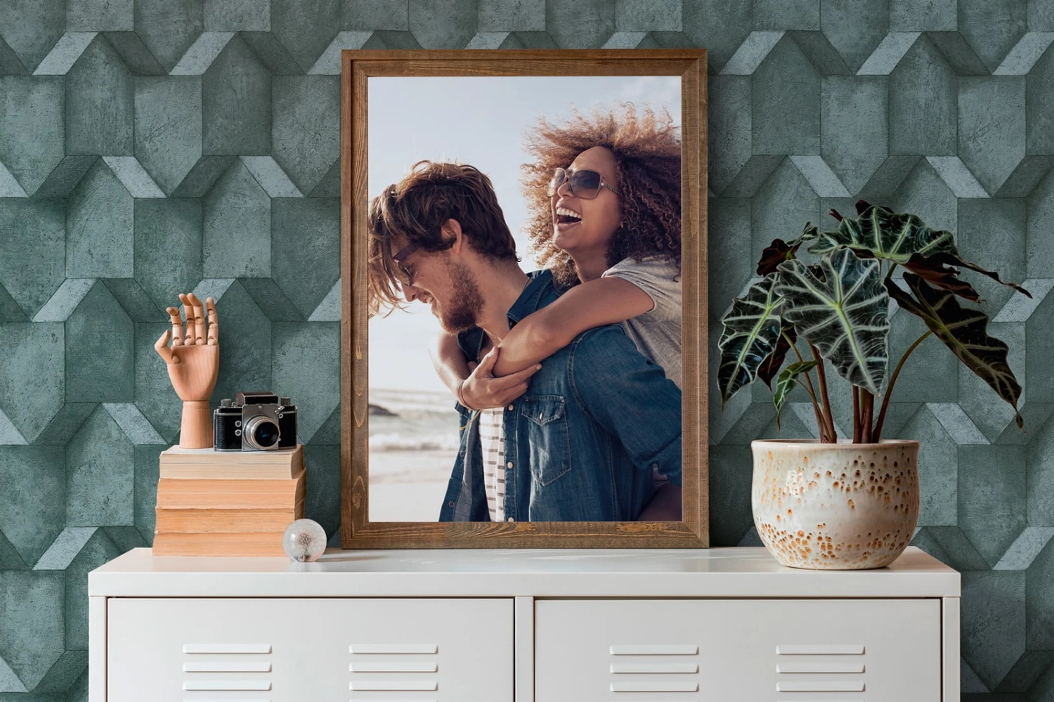 Tapete Brion Blau – Bild 2