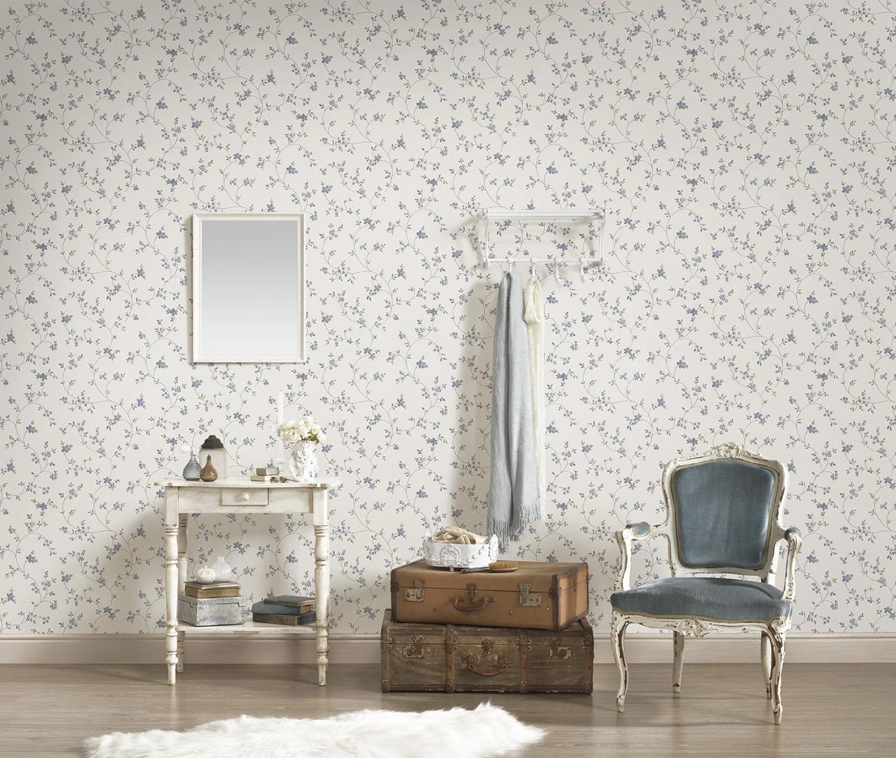 Tapete Diana Blau – Bild 4