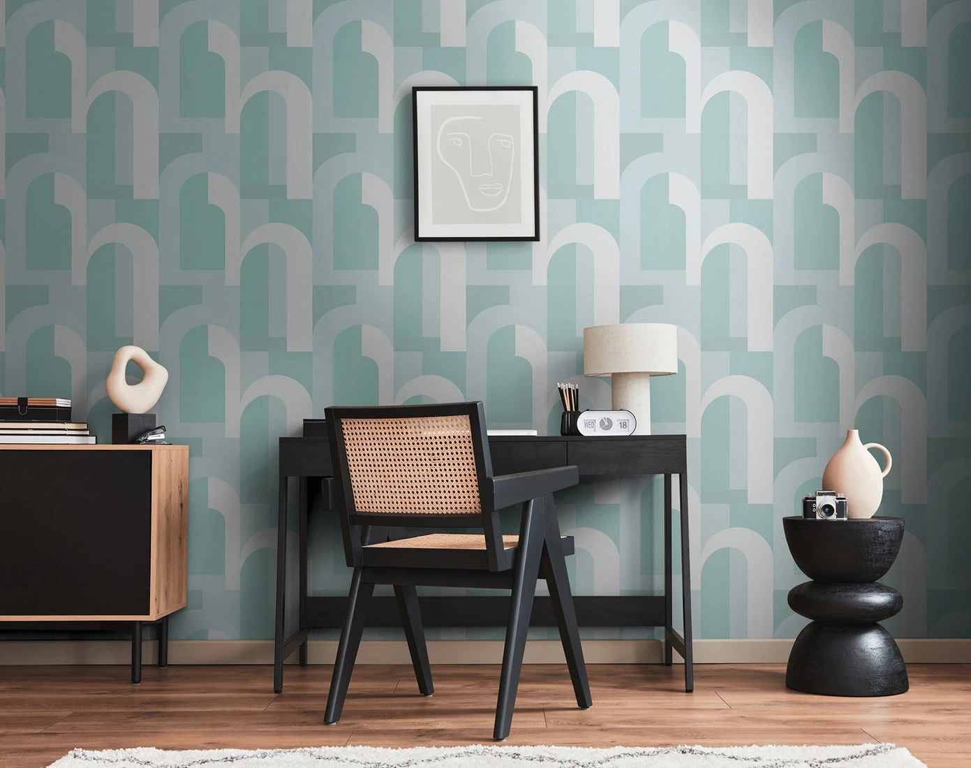 Tapete Diola Blau – Bild 3