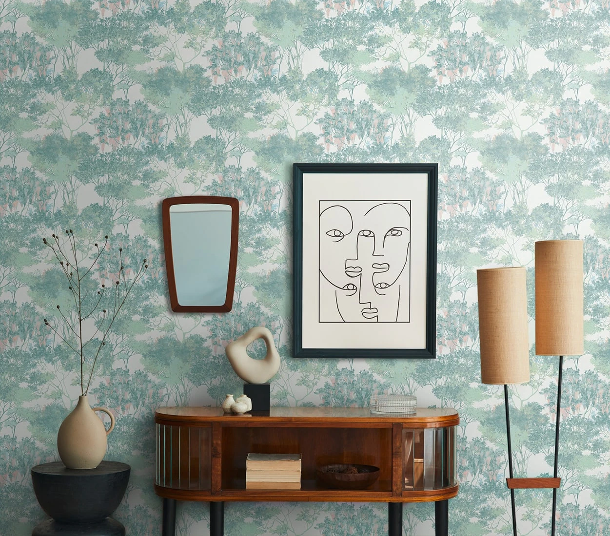 Tapete Etera Mint – Bild 2