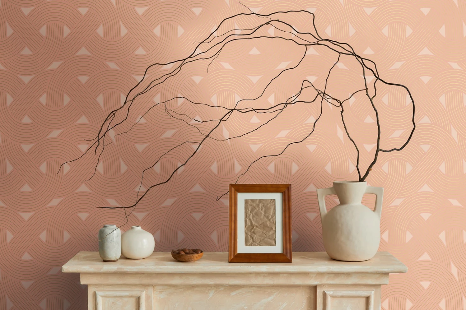 Tapete Flow Orange – Bild 2