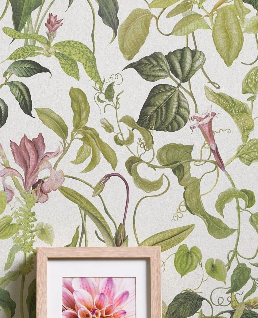 Tapete Leandra Weiß