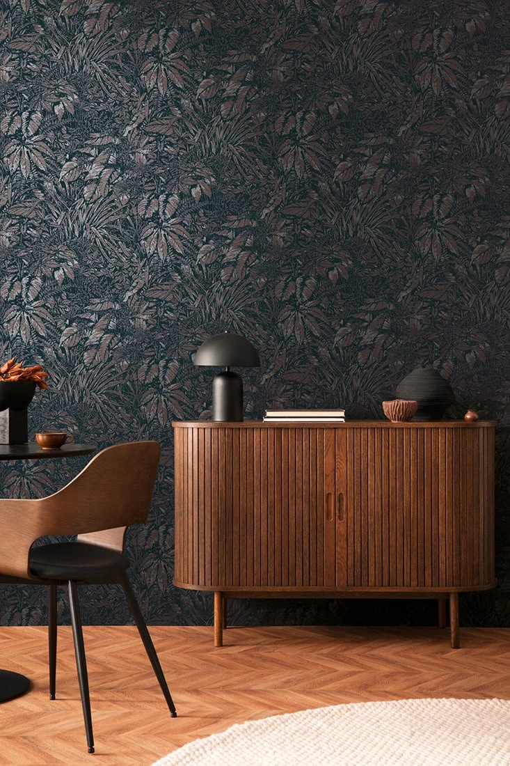 Tapete Masaya Anthrazit – Bild 2