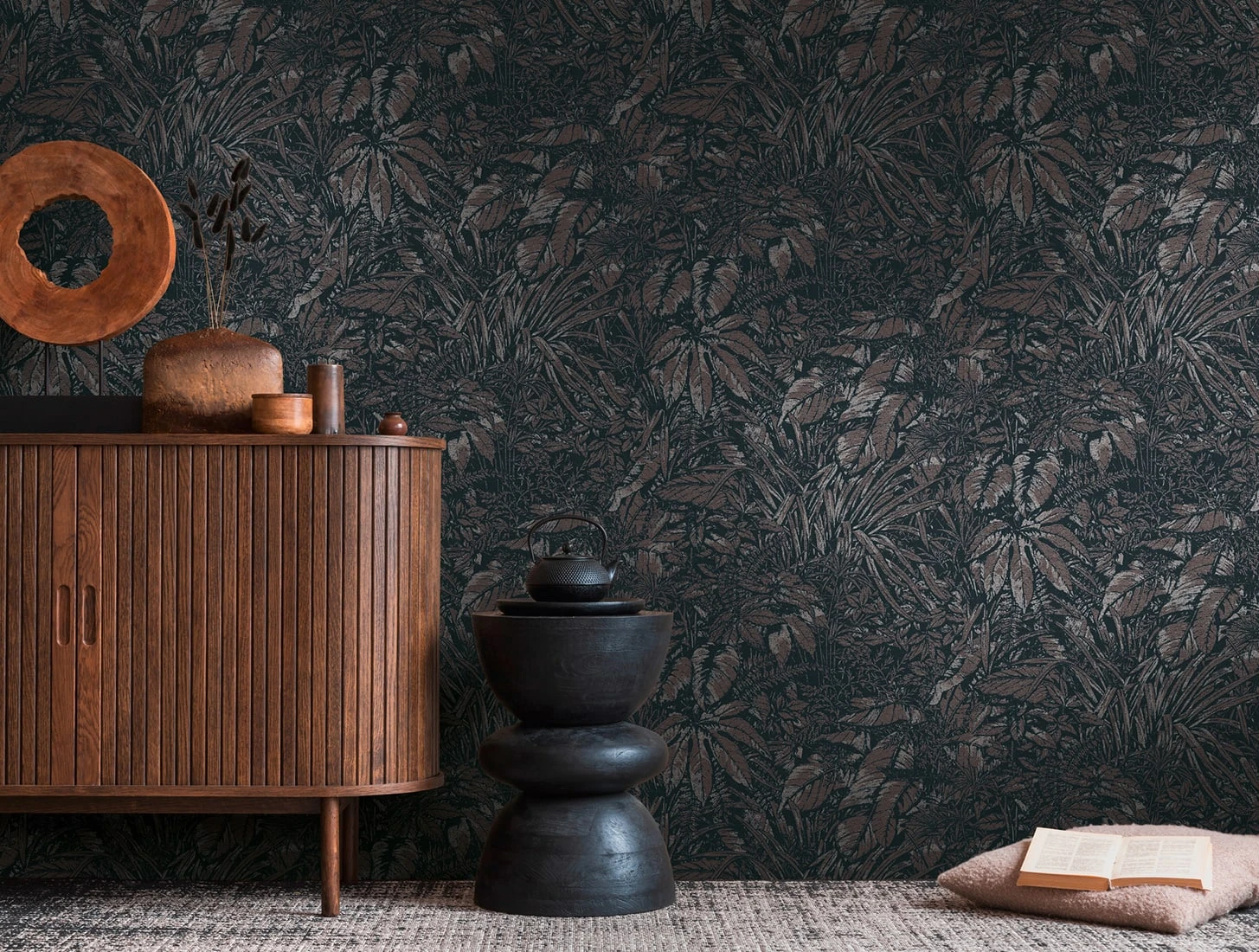 Tapete Masaya Anthrazit – Bild 3