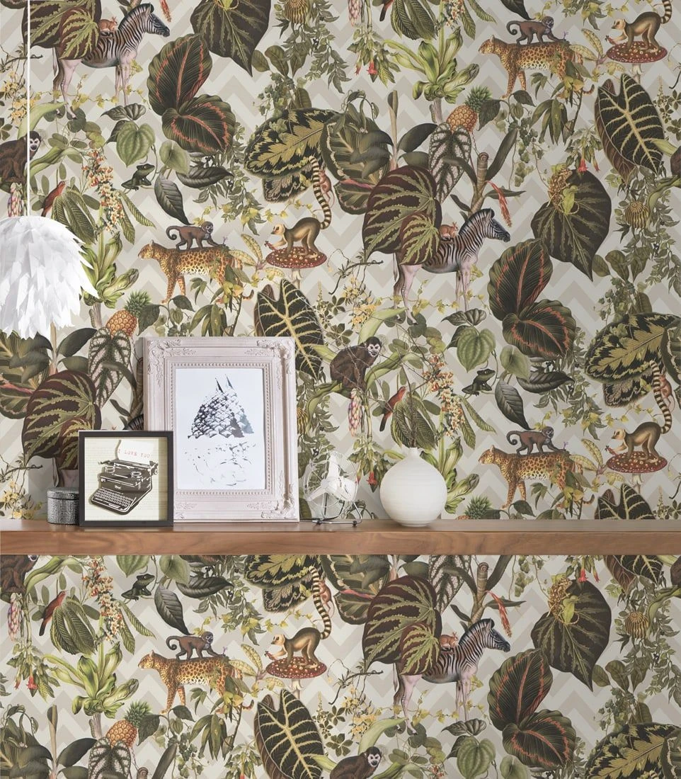 Tapete Tropicana Beige – Bild 2