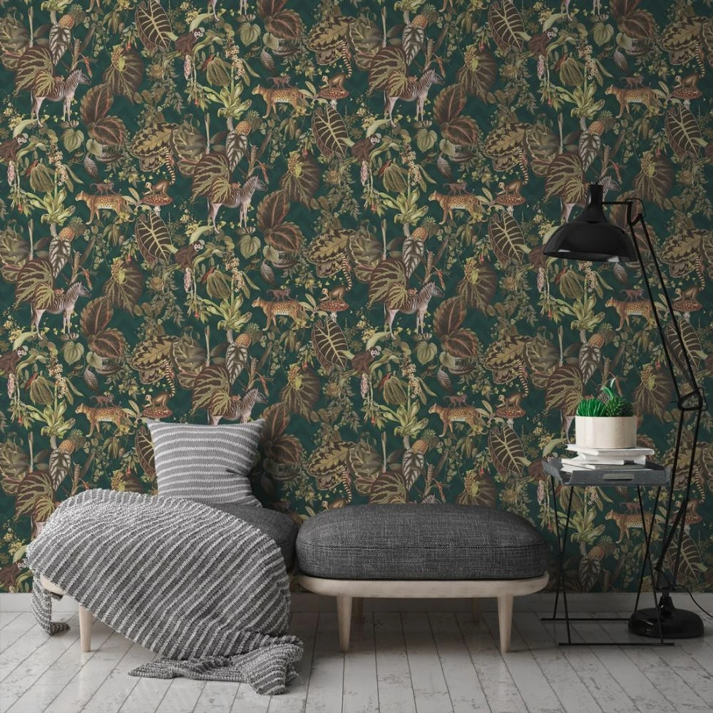 Tapete Tropicana Grün – Bild 3