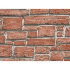 A.S. Creation Strukturprofiltapete Dekora Natur Bruchstein Rot FSC®