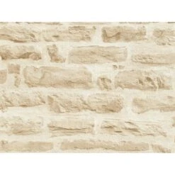 A.S. Création Vliestapete Best Of Wood´n Stone Stein Beige FSC®